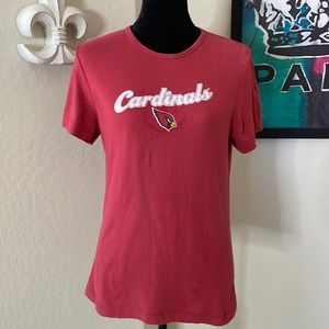 Cute NFL For Her Arizona Cardinals Red Tee Shirt Size Large